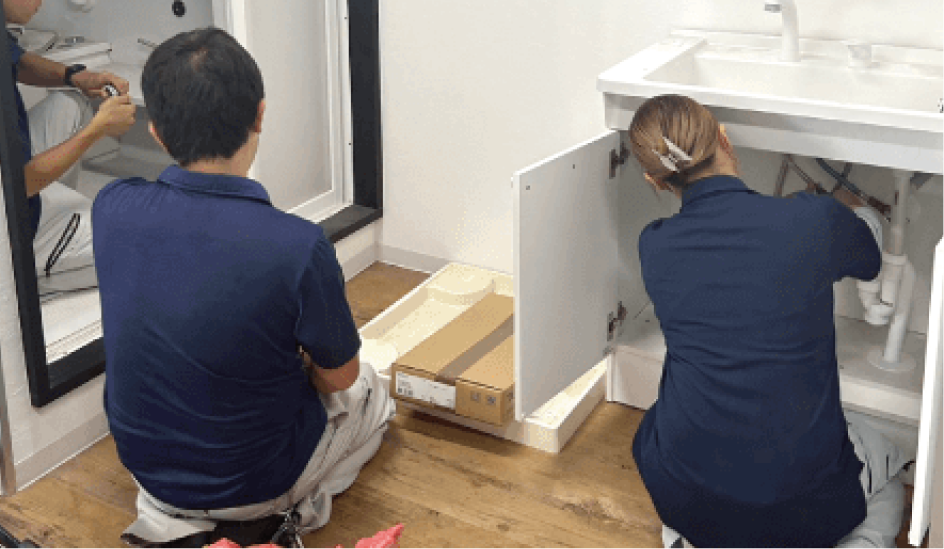 入社後の水道研修